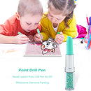 Novel Lipstick Point Drill Pen for DIY Rhinestone Diamond Painting (Green) Newly