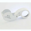 40 X Mini Foldable LED Loupe Jewelry Magnifier Jewelers Eyeglass Magnifying