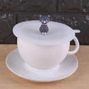 Silicone Cartoon Cup Cover Creative Anti-Dust Sealing Coffee Lid Caps(3)