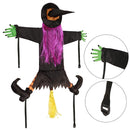Witch Props Crashing Witch Into Tree Halloween Decorations Outdoor Decoration