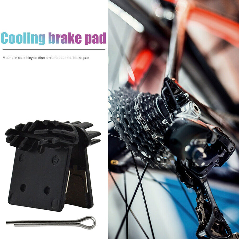 1 Pair MTB Bike Cooling Fins Heat Radiation Brake Pad for M9000 M9020 M987 Newly