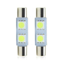 White 5050 2SMD Dome Lamp Festoon Light Car LED Reading Bulbs C5W For 4Pcs