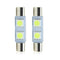 White 5050 2SMD Dome Lamp Festoon Light Car LED Reading Bulbs C5W For 4Pcs