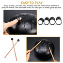9pcs/Set Solid Wood Tongue Drum Drumstick Sound Stickers Instrument Accessories