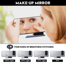 Projector Alarm Clock, Alarm Clock FM Radio with Mirror Screen for Bedroom