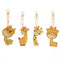 4pcs DIY Diamond Giraffe Keychain Full Special Shaped Drill Painting Kit Newly