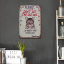 Metal Tin Signs Cats Animal Plate Home Door Pub Club Decor Wall Iron Art Poster