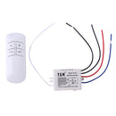 Wireless ON/OFF 1 Ways 220V Lamp Remote Control Switch Receiver Transmitter
