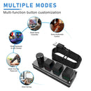 RGB Macro 3 Key + 1 Knob Programmable Mechanical Gaming Keyboard (Black)