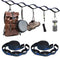 5x2pcs Hammock Strap Outdoor Camping Tree Hanging Load Bearing Rope(White)