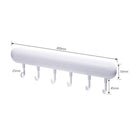 Free-Punching Coat/Bag Rack Shower Hook Door Rear Hook Wall Hanger Robe Hook
