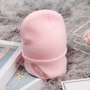 Hat Snow Knitted Cap Warm Hats Feather Embroidery Hats Women's Cotton Beanies