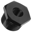 Universal Aluminum Alloy Automotive Car Car Threaded Oil Filter Adapter Black