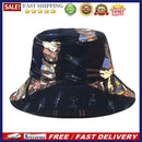Travel Women Double-side Fisherman Sun Hat Cotton Outdoor Graffiti Basin Caps