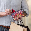 DIY Mandala Special Shaped Diamond Painting Wristlet Bags Women Wallet Clutch