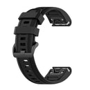 20mm Silicone Watch Band for Garmin Fenix 7S Sports Bracelet Strap (Black) Newly