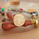 Moon Star Wax Seal Stamp Fire Painting for Stamping Envelopes Wedding Gift Ca