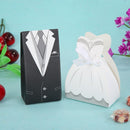 50pcs Wedding Favors Gift Candy Box Package Birthday Party Favor Bag with R