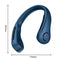 Bladeless Hanging Neck Fan Mini Leafless Fans (Blue Adjustable Silicone)