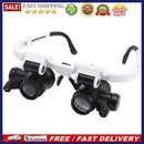 LED Head Wearing Magnifier Glasses Loupes 8X/15X/23X Lens Magnifying Eyewear