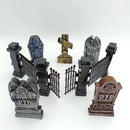 Halloween Tombstones Gravestone Prop Outdoor Graveyard Horror Garden Decor .
