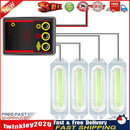 12V 1 to 4 COB LED Car Motorcycle Strobe Light Grill Flashing Lamp (Blue) Newly