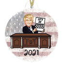 Hot Gift Humorous Funny Lets Go Brandon Christmas Ornament FJB