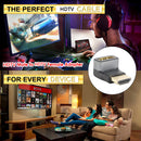90 Degree HDMI-compatible Adapter for HDTV Projetor Laptop Male to Female C