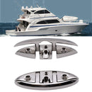 Stainless Steel Hardware Folding Cleats Boat Yacht Bollard Deck Line Rope Dock