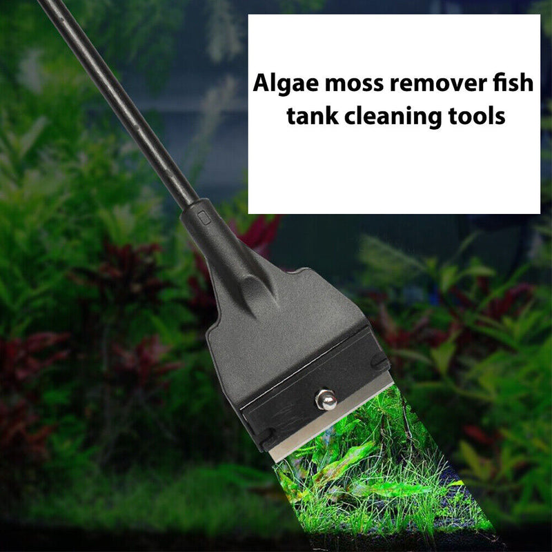 Aquarium Fish Tank Algae Scraper Aquatic Water Live Plant Grass Cleaning Tools