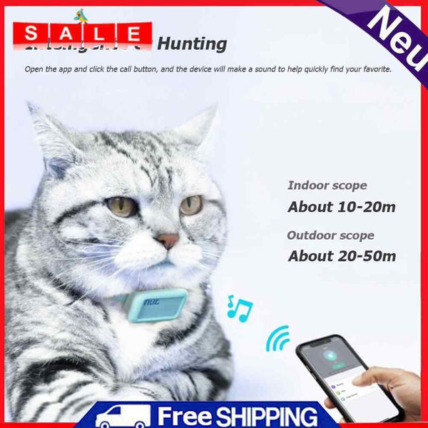 Portable Locator Collar for Cat Intelligent Cat Tracker for Outdoor Pet Supplies
