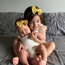 3PCS Clothing Headwear Traceless Accessories Baby Nylon Bow Headband