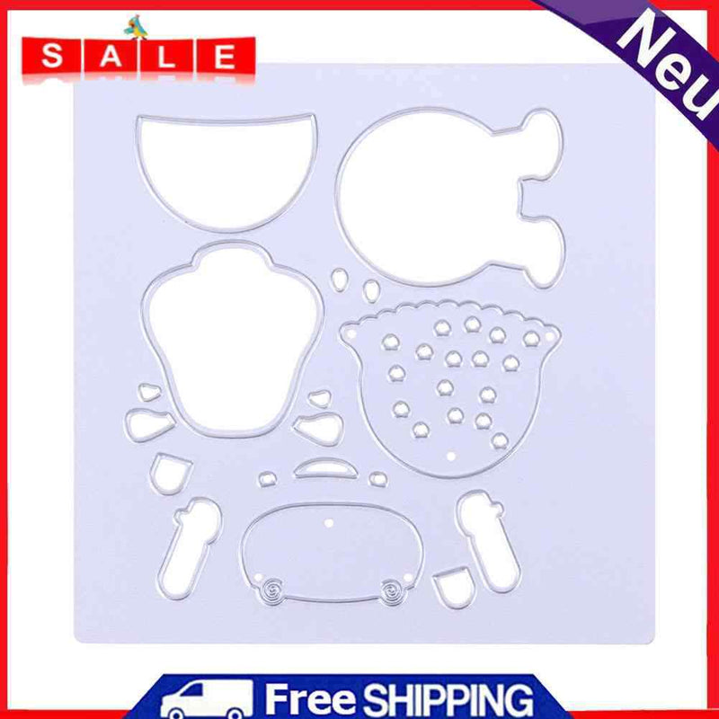 Snowvirtuos Hippo Cutting Tools Stencil DIY Scrapbooking Album Decor Paper