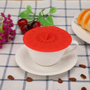 Heat-resistant Silicone Cartoon ?Dust-proof Leak-proof Cup Lid Cover (100mm