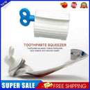 #A Plastic Facial Cleanser Clips Toothpaste Squeezer for Hair Dye Cosmetics (Red
