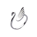 1x Swan Shape Knitting Loop Crochet Ring Thimble Guide Accessories Sewing C7X5