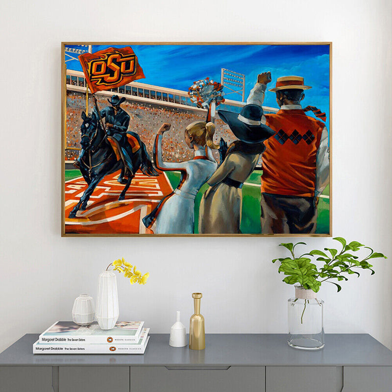 Outdoor People Exercising Paint By Number Frameless Hand Painted Oil Picture DIY