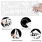 Word Stencils Welcome Theme Signs Four Season Pattern Festival Ornament
