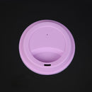 Wheel Silicone Cup Lids Heat-resistant Dust-proof Bowl Cover (Pink Purple) Newly