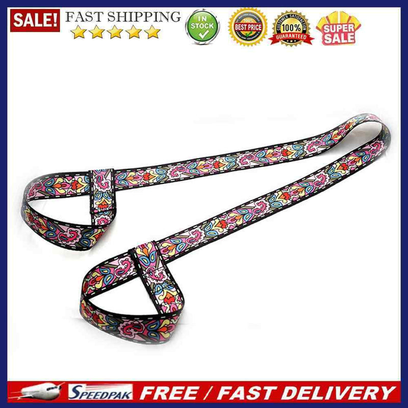 Digital Printed Yoga Mat Strap Adjustable Sling Shoulder Carrying Sling Belts