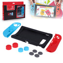 11pcs/Set Latest Anti-Slip Silicone Cover Skin Case Protection Kit for Nintendo