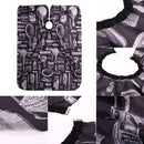 Apron Cartoon Pattern Cutting Hair Waterproof Cloth Salon Beard Hairdresser