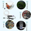 Monocrystalline Silicon 20W Outdoor Aquarium Fish Tank Portable Pump Oxygen V8W4