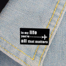True Sweet Love Brooch Bag Clothing Decor Lapel Fashion Breastpin Jewelry Gif
