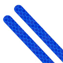 2x Car Reflector Stickers Rearview Mirror Reflective Warning Tape (Blue) Newly