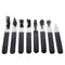 8PCS Stainless Steel Ceramic Clay Sculpture Wax/Rubber Handle DIY Ceramic Carving