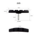 Bicycle V Brake Pads MTB Road Bike V-Brake Block with Hex Nuts + Spacers 1 Pa