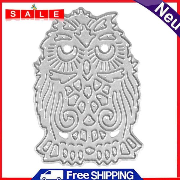 Owl Design Metal Cube Cutting Dies for DIY Scrapbooking Embossing Folders