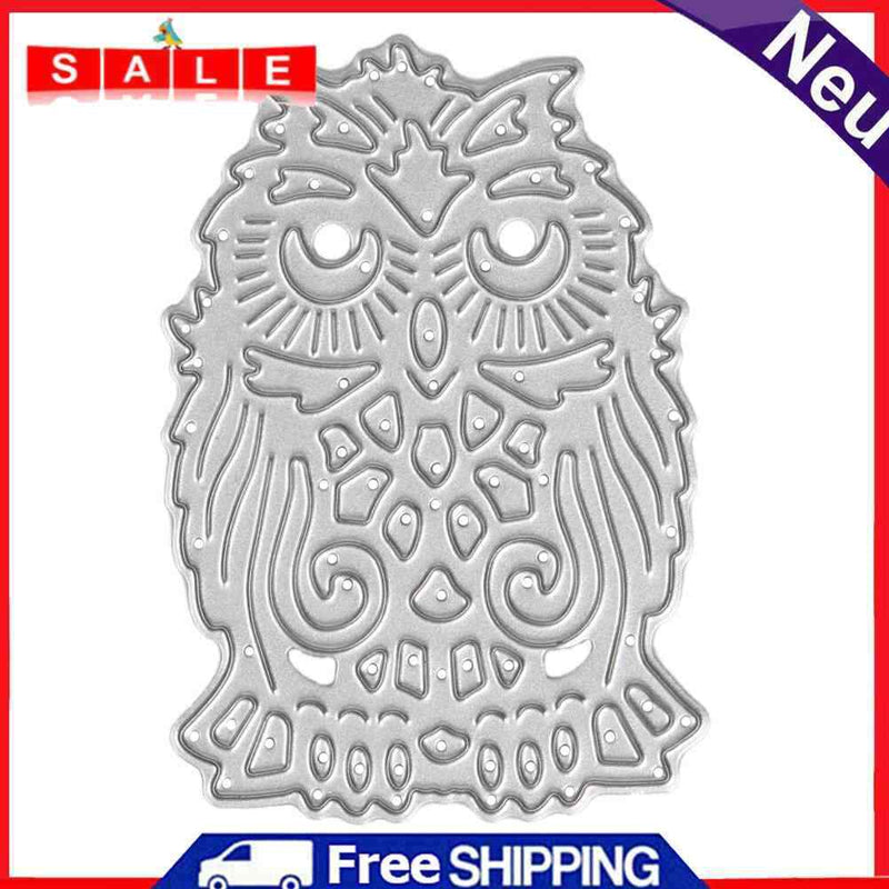 Owl Design Metal Cube Cutting Dies for DIY Scrapbooking Embossing Folders