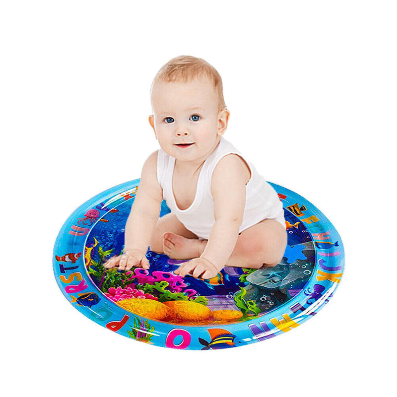 Inflatable PVC Dolphin Water Mat Thicken Cushion Early Education Baby Water